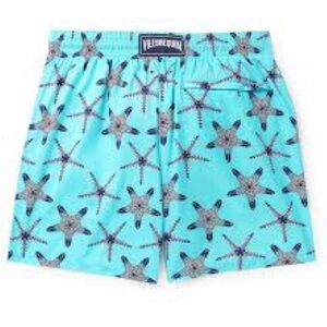 Vilebrequin Turquoise Starfish Print Shorts